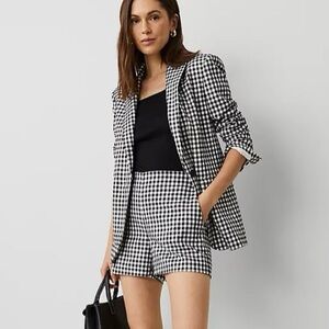 black & white gingham shorts (petite 4)